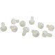 Parafuso Plástico em Nylon M3 x 6mm Phillips (Branco) - Kit com 10 unidades - Thumb 1