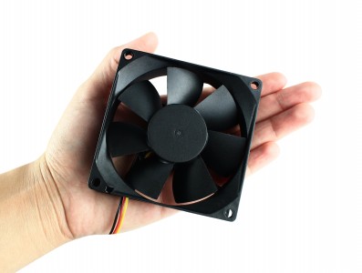 Cooler para PC e Projetos 80x80mm / Mini Ventilador 12V - Evercool  - Imagem 4