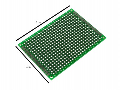 PCI / Placa de Circuito Impresso Ilhada 432 furos 5x7 - Imagem 2