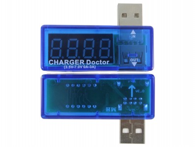 Testador de Portas USB Portátil / Amperímetro e Voltímetro USB Charger Doctor - Imagem 3