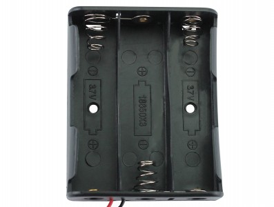 Suporte para Bateria 18650 Li-ion - 3 Slots - Imagem 3