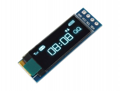 Display OLED 128x32 0.91" para Arduino - Imagem 1