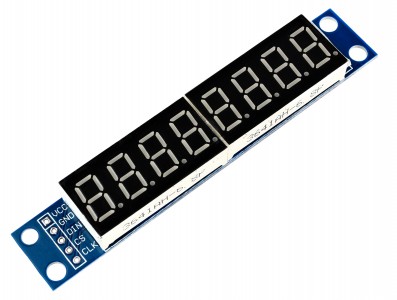 Módulo Display LED 8 Dígitos com Interface Controle SPI - MAX7219 - Imagem 1