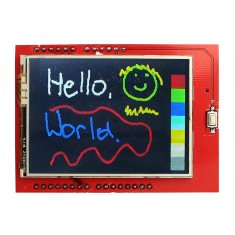 TFT LCD 2.4" Shield para Arduino Touch Screen com Slot SD