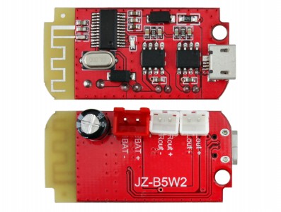 Mini Amplificador de Som JZ-B5W2 Estéreo 2 canais 5W + 5W com Bluetooth 4.2 - Imagem 3