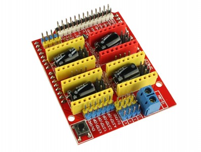 CNC Shield V3 Impressora 3D Arduino para 4 Drivers A4988 - Imagem 2