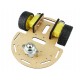 Carrinho Arduino / Carro Robô 2WD MDF 3mm - Kit Chassi Usinainfo - Thumb 4