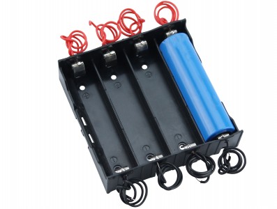 Suporte para Bateria 18650 Li-ion - 4 Slots Independentes - Imagem 2