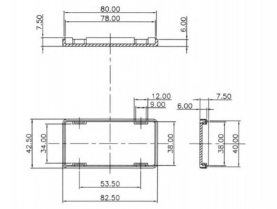 Caixa Patola / Case para Montagem 29 x 42 x 82 mm - PB-080 - Imagem 6