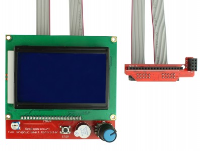 PAINEL DE CONTROLE IMPRESSORA 3D RAMPS1.4 LCD 12864 - Imagem 1