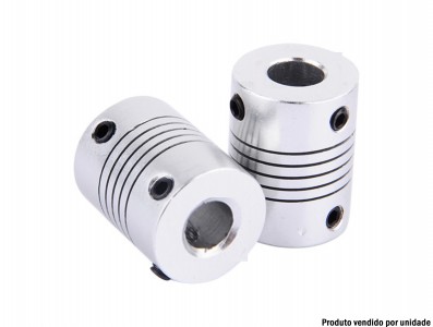 Acoplamento Flexível CNC para Motor de Passo 8mm x 8mm - Imagem 2