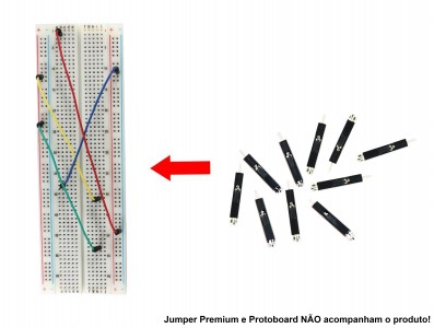 Conector Crimp / Conector Macho para Jumper Premium + Encapsulamento 1x1 - Kit com 10 unidades - Imagem 3