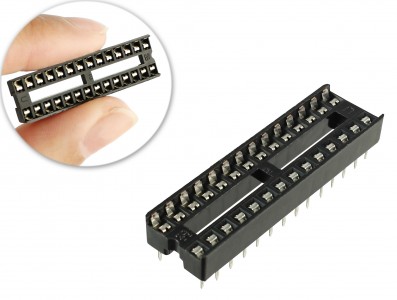 Soquete Estampado 28 pinos para Atmega328 - Imagem 1