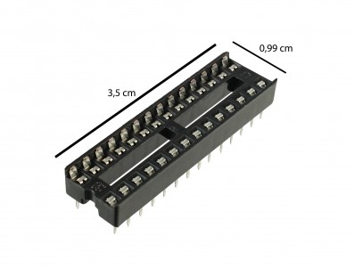 Soquete Estampado 28 pinos para Atmega328 - Imagem 3