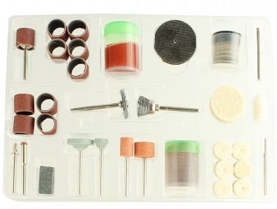 Kit de Acessórios para Micro Retífica / Ideal para Cortar, Esculpir, Polir e Outros - Kit com 80 Peças MK80 - Imagem 4