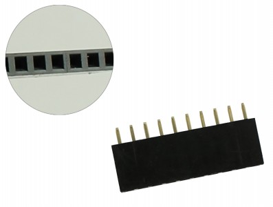 Barra de 10 pinos fêmea / Conector Empilhável para PCI - Imagem 3