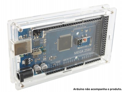 Case para Arduino Mega com Parafusos em Acrílico Transparente - Imagem 5