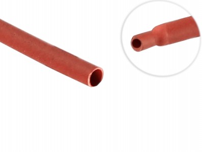 Espaguete Termo Retrátil para Isolamento 2mm Vermelho - Venda por metro  - Imagem 1