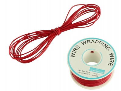 Fio Wire Wrap 30AWG Vermelho - Venda por Metro - Imagem 1