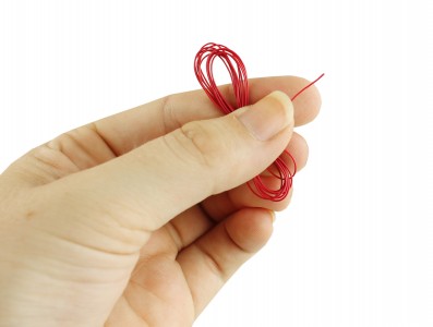 Fio Wire Wrap 30AWG Vermelho - Venda por Metro - Imagem 2