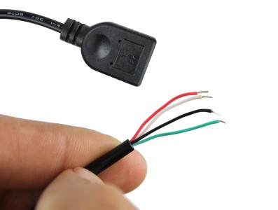 Cabo USB Fêmea Com 4 Fios DIY - Imagem 2