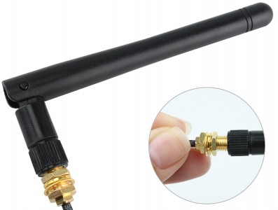 Antena LoRa 433MHz 3dbi + Cabo Pigtail UFL com conector SMA - Imagem 4