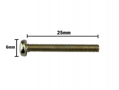 Parafuso Philips M3 x 25mm Metálico - Kit com 10 unidades - Imagem 3