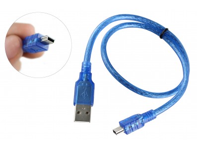 Cabo Mini USB 50cm para Arduino NANO - Imagem 1