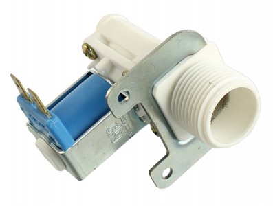 Válvula Solenoide para Água 12V 180° (¾ x mang. ½) - Com suporte - Imagem 1