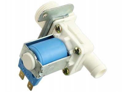 Válvula Solenoide para Água 12V 180° (¾ x mang. ½) - Com suporte - Imagem 2