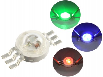 LED RGB 3W - Epistar - Imagem 1