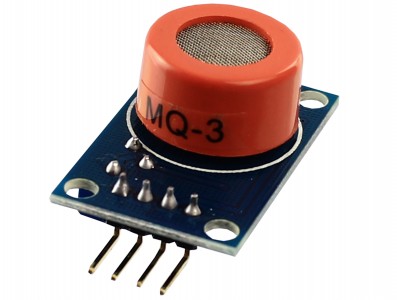 SENSOR DE GAS E ALCOOL ETANOL MQ-3 PARA ARDUINO - Imagem 1