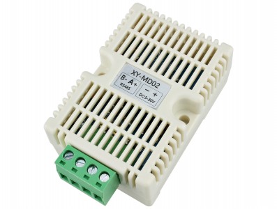 Transmissor de Temperatura e Umidade RS485 Modbus RTU Compatível com Trilho DIN - XY-MD02 - Imagem 1