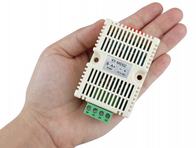 Transmissor de Temperatura e Umidade RS485 Modbus RTU Compatível com Trilho DIN - XY-MD02 - Imagem 4