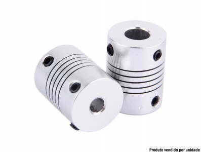 Acoplamento Flexível CNC para Motor de Passo 6.35X8mm - Imagem 2