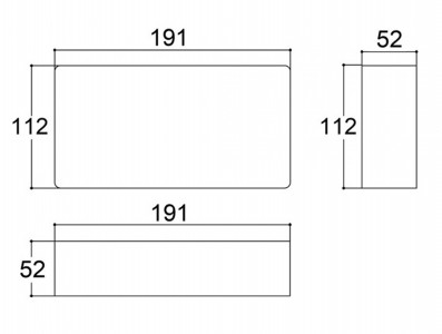 Caixa Patola / Case para Montagem 32 x 75 x 116 mm - PB-119/2 - Imagem 4