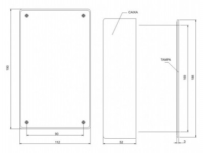 Caixa Patola / Case para Montagem 32 x 75 x 116 mm - PB-119/2 - Imagem 7