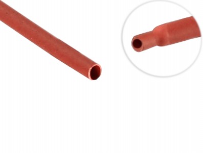 Espaguete Termo Retrátil para Isolamento 1 mm Vermelho - Venda por metro - Imagem 1