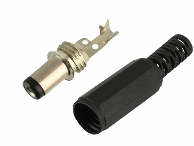 PLUG P4 2,1 X 5,5 X 13MM PT - Imagem 3