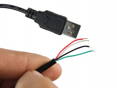 Cabo USB Macho Com 4 Fios DIY - Imagem 2