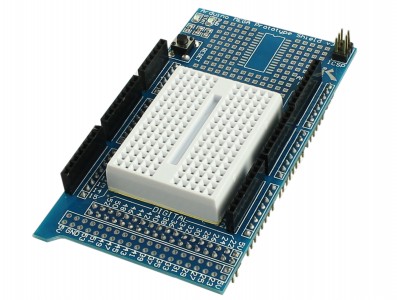 Mega Protoshield V3 / Prototype para Arduino Mega + Protoboard 170 pontos  - Imagem 1