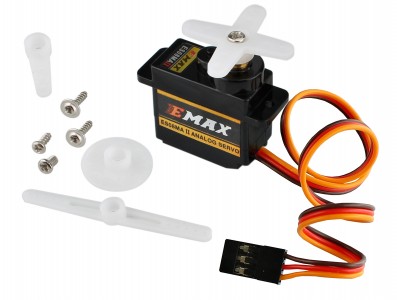 Micro Servo Emax Es08ma II 180g com Engrenagens Metálicas - Imagem 1