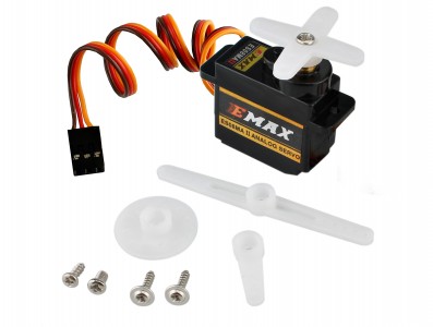 Micro Servo Emax Es08ma II 180g com Engrenagens Metálicas - Imagem 3