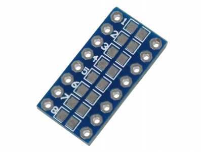 Adaptador DIP 2,54mm para Componentes SMD/SMT 0805, 0603 e 0402 - Imagem 1