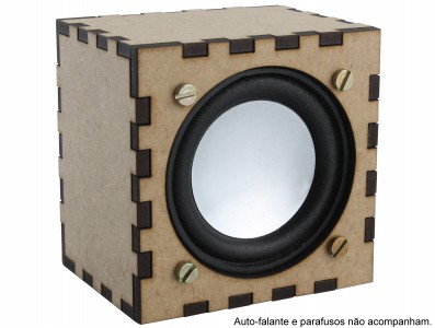 Case para Caixa de Som Portátil Diy em MDF - CJB5 - Imagem 1