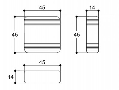 Caixa Patola / Case para Montagem 14 x 45 x 45 mm - PB-049 - Imagem 4