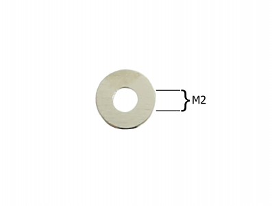 Arruela M2 Metálica - Kit com 10 unidades - Imagem 3