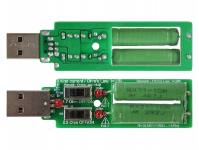 RESISTOR DE DESCARGA USB  2A / 3A - Imagem 3