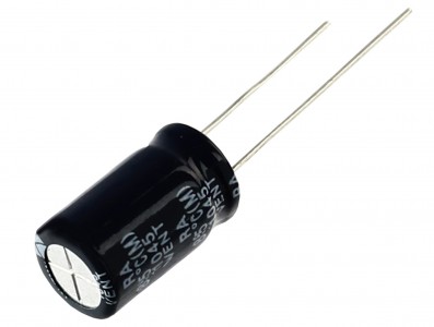 Capacitor Eletrolítico 10uF 400V para Projetos - Imagem 1