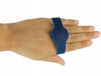 Pulseira RFID 13.56MHz em Silicone - Azul - Imagem 4